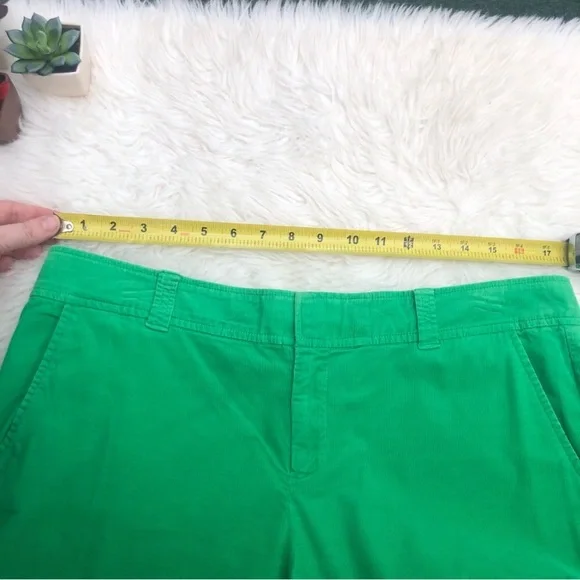 Lilly Pulitzer Green Corduroy Pants Cords - Picture 6 of 14